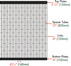 S-126 wide body brick pattern drawing